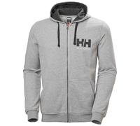 Helly Hansen Sweat zippé Logo Full Zip Gris Homme Taille S