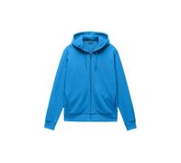 Sweatshirt à capuche à fermeture zippée Napapijri Balis French Terry Bleu M