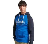 Superdry Vintage Achilles Raglan Hoodie Bleu S Homme