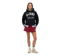 Sweatshirt à capuche à motif appliqué femme Superdry Athletic Essentials Bleu L