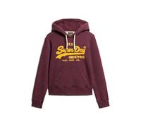 Superdry Chenille Vl Graphic Hoodie Rouge XS Femme