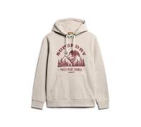 Superdry Lo-fi Outdoor Graphic Hoodie Beige XL Homme