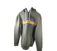 Superdry Hoodie Venue Logo Stripe Relaxed – Vert – Taille S – Homme