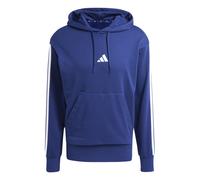 Adidas Sweat-shirt à capuche Essentials 3-Stripes French Terry Bleu/Blanc Taille S Homme