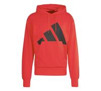 Adidas Essentials Big Logo French Terry Hoodie Rouge L Homme