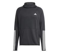 Sweatshirt à capuche adidas Own the Run 3 Stripes Noir L