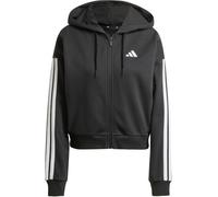 Vêtements adidas sportswear W 3S FT FZ HD pour Accessoires L Noir