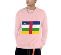 Sweatshirt À Capuche Afrique Centrale Drapeau pour Hommes Confortable Et Élégant Col Rond Afrique Centrale Drapeau Imprimé Sweatshirt À Capuche pour Usage Quotidien Activités De Loisirs du S Au 4XL