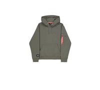 Sweatshirt à capuche Alpha Industries Label Back Print Vert L