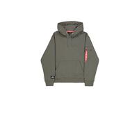 Sweatshirt à capuche Alpha Industries Label Back Print Vert M
