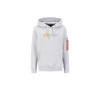 Alpha Industries Alpha Label Hoodie pour homme Taille XS - Gris
