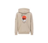 Sweatshirt à capuche Alpha Industries Nasa Orbit Beige M