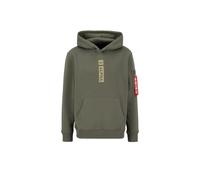 Sweatshirt Alpha Puff Print Hoodie Alpha Industries - Dark Olive S
