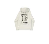 Sweatshirt à capuche Alpha Industries Return To Base Gris M