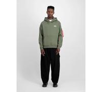 Alpha Industries Signature Backprint Hoodie pour homme Taille L - Vert olive