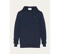 Sweatshirt Ã capuche avec badge KnowledgeCotton Apparel Arvid Basic Bleu L