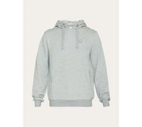 Sweatshirt Ã capuche avec badge KnowledgeCotton Apparel Arvid Basic Gris XS