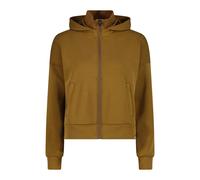 Sweatshirt à capuche avec col haut en maille côtelée femme CMP Marron M