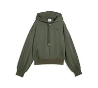 Sweatshirt à capuche avec cordon ajustable femme Puma Vert XL