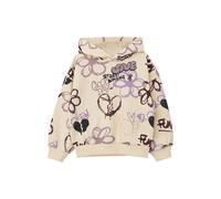 Sweatshirt Ã capuche avec imprimÃ© all-over style graffiti fille s.Oliver Beige 6/7 ans