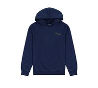 Sweatshirt à capuche avec logo Wrangler Sign Off Bleu M