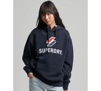 Superdry Code Sl Stacked Apq Os Hoodie Bleu XS-S Femme