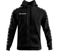 Sweatshirt à capuche bande full zip Givova L