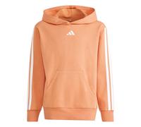 adidas Unisex Kinder Essentials 3 Stripes Hoodie, Dusky Orange/White, 15-16 Years