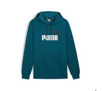 PUMA Homme Ess+ À Capuche avec Grand Logo 2 Col Sweat, Vert Froid, M EU