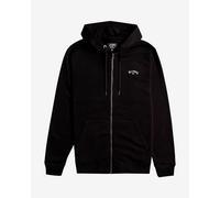 Sweatshirt à capuche Billabong Arch Full Zip noir blanc - L
