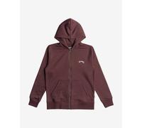 Sweatshirt à capuche Billabong Arch Full Zip rouge foncé enfant - L