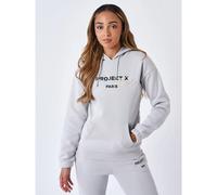 Sweatshirt Ã capuche brodÃ© femme Project X Paris Blanc XS