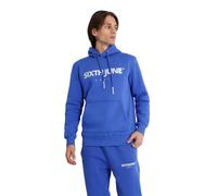 Sweatshirt à capuche brodée Sixth June Essentials Bleu S