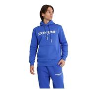 Sweatshirt à capuche brodée Sixth June Essentials - navy - M L