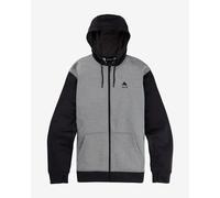 Sweatshirt à capuche Burton Oak Full Zip gris noir - XL