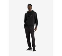 Sweatshirt à capuche Calvin Klein Jeans Chenille Monologo Crew noir pur - M