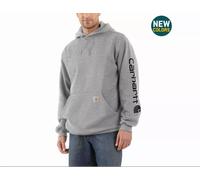 Carhartt Sweat à capuche Midweight logo sur la manche Gris Taille 2XL Homme