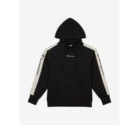 Sweatshirt à capuche Champion Molleton Classic noir blanc femme - XS