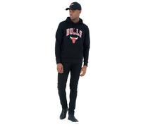 New Era Sweat à capuche Chicago Bulls NBA Regular Noir Homme L