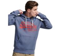 Sweat - Superdry - Homme - chiné Vintage Logo - Bleu - Coton