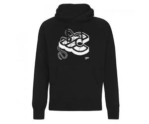 Sweatshirt à capuche Cinelli Mike Giant Noir