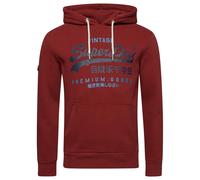 Sweatshirt à capuche classique Superdry Vintage Logo Heritage Rouge S