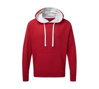 Sweatshirt Ã capuche contrastÃ©e SG Originals Rouge M
