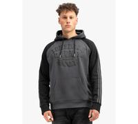 Lonsdale Sweat à capuche Linnfoots Anthracite/Noir Taille L Homme