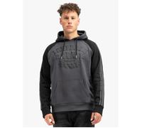 Lonsdale Linnfoots Sweat à Capuche, Anthracite/Noir, L Homme