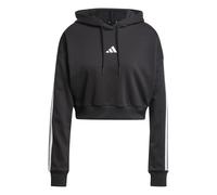 Sweatshirt à capuche court french terry femme adidas Essentials 3-Stripes Noir S Female