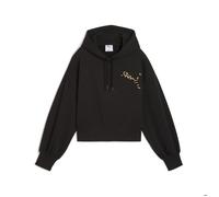 Sweatshirt à capuche crop femme Puma Leo Luxe Relaxed XS