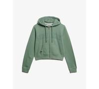 Superdry Sweatshirt à capuche Athletic Essentials crop zippé Vert XS Femme