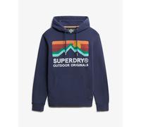 Sweatshirt Ã capuche dÃ©contractÃ© Superdry Great Outdoors Bleu S