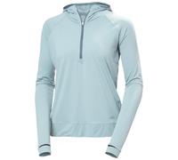 Sweatshirt Ã capuche demi zippÃ© femme Helly Hansen Shine Solen Bleu XL